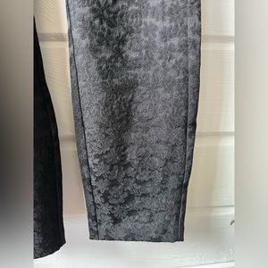 rag and bone jacquard black floral pants